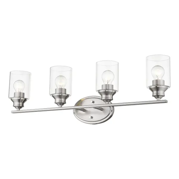 Gemma 4-Light Vanity Sconce in Satin Nickel - Image 3
