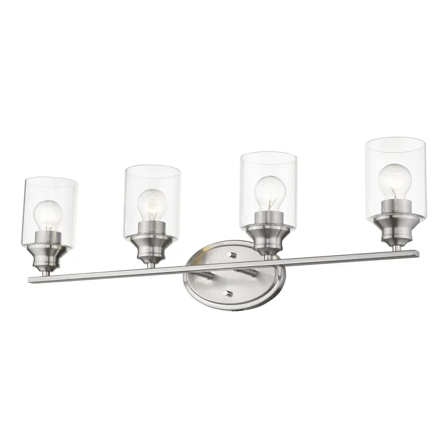 Gemma 4-Light Vanity Sconce in Satin Nickel - Image 3