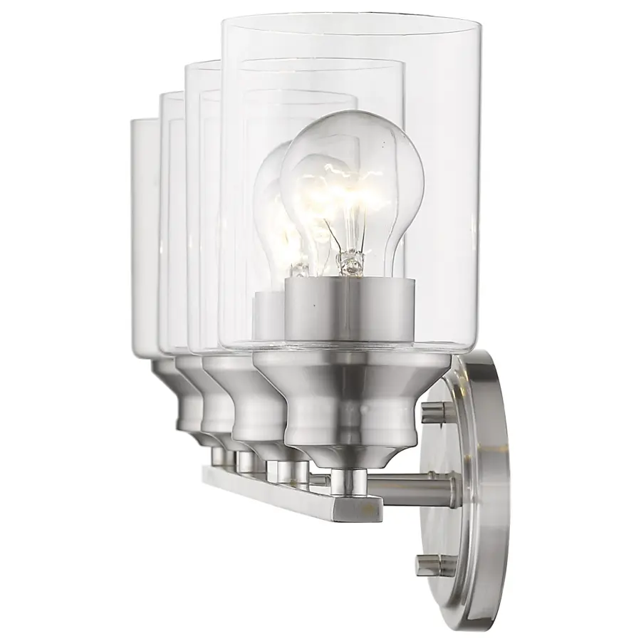 Gemma 4-Light Vanity Sconce in Satin Nickel - Image 4
