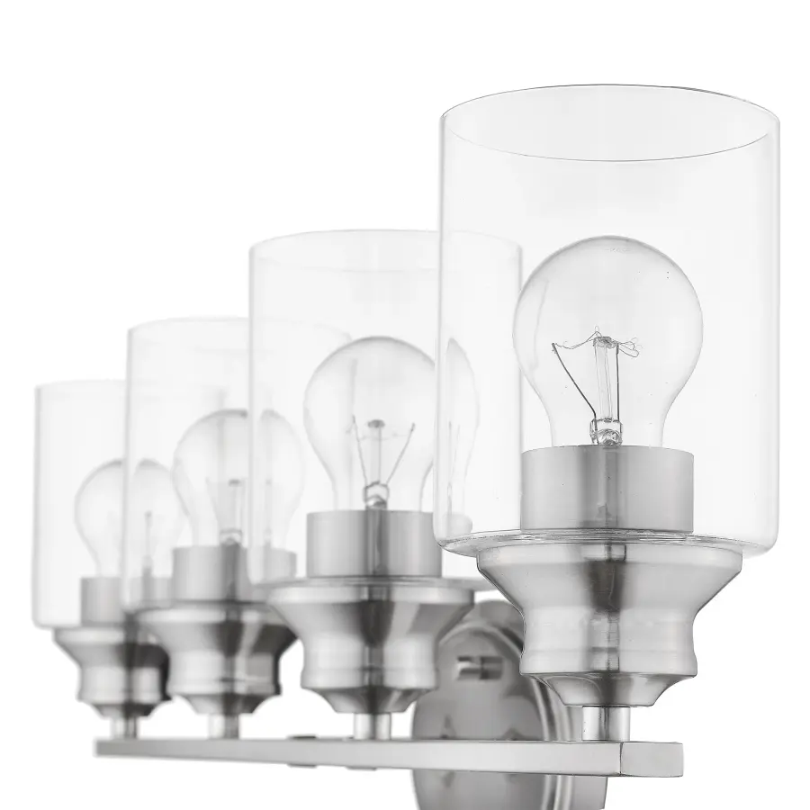 Gemma 4-Light Vanity Sconce in Satin Nickel - Image 5