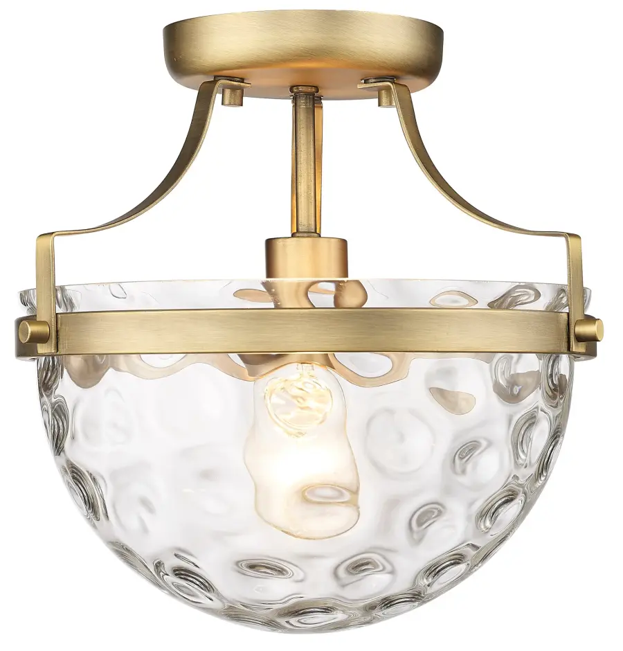 Quinn 1-Light Semi Flush Mount - Image 1