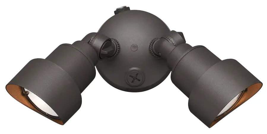 2-Light LED Floodlight in Architectural Bronze - Image 2