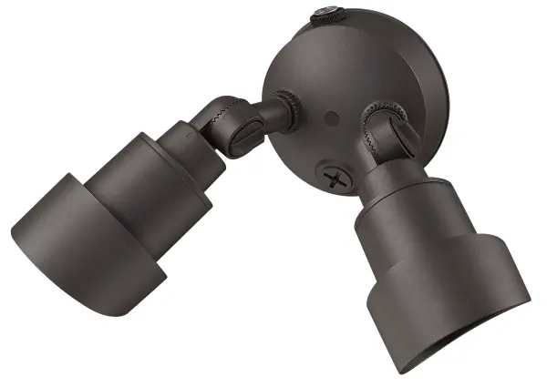 2-Light LED Floodlight in Architectural Bronze - Image 4