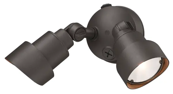 2-Light LED Floodlight in Architectural Bronze - Image 6