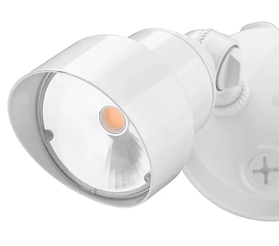2-Light LED Floodlight in Gloss White - Image 3