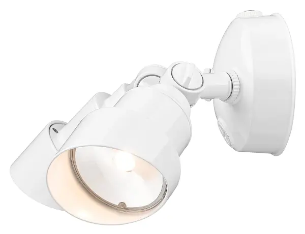 2-Light LED Floodlight in Gloss White - Image 4