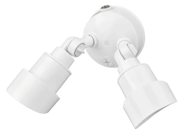 2-Light LED Floodlight in Gloss White - Image 5