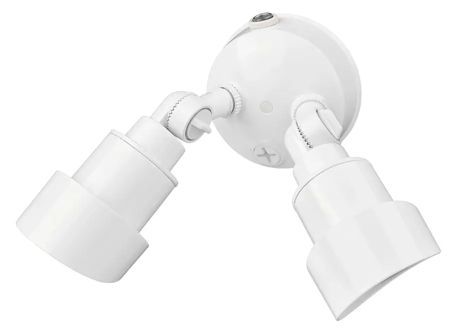 2-Light LED Floodlight in Gloss White - Image 5