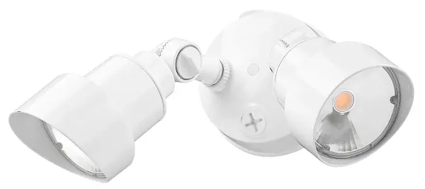 2-Light LED Floodlight in Gloss White - Image 6