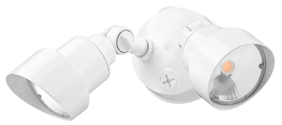 2-Light LED Floodlight in Gloss White - Image 6