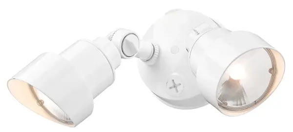 2-Light LED Floodlight in Gloss White - Image 7