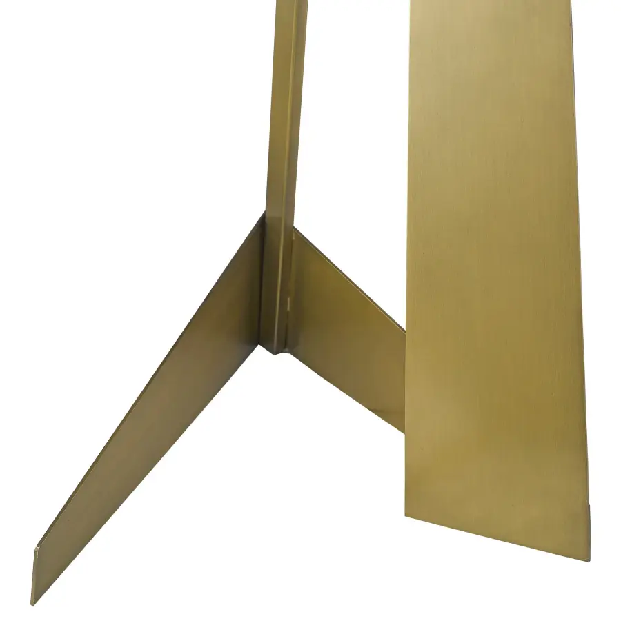 Stratos 1-Light Floor Lamp in Aged Brass - Image 7