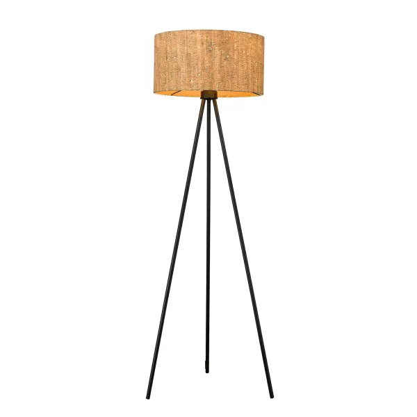 Lisbon 1-Light Floor Lamp in Matte Black - Image 2