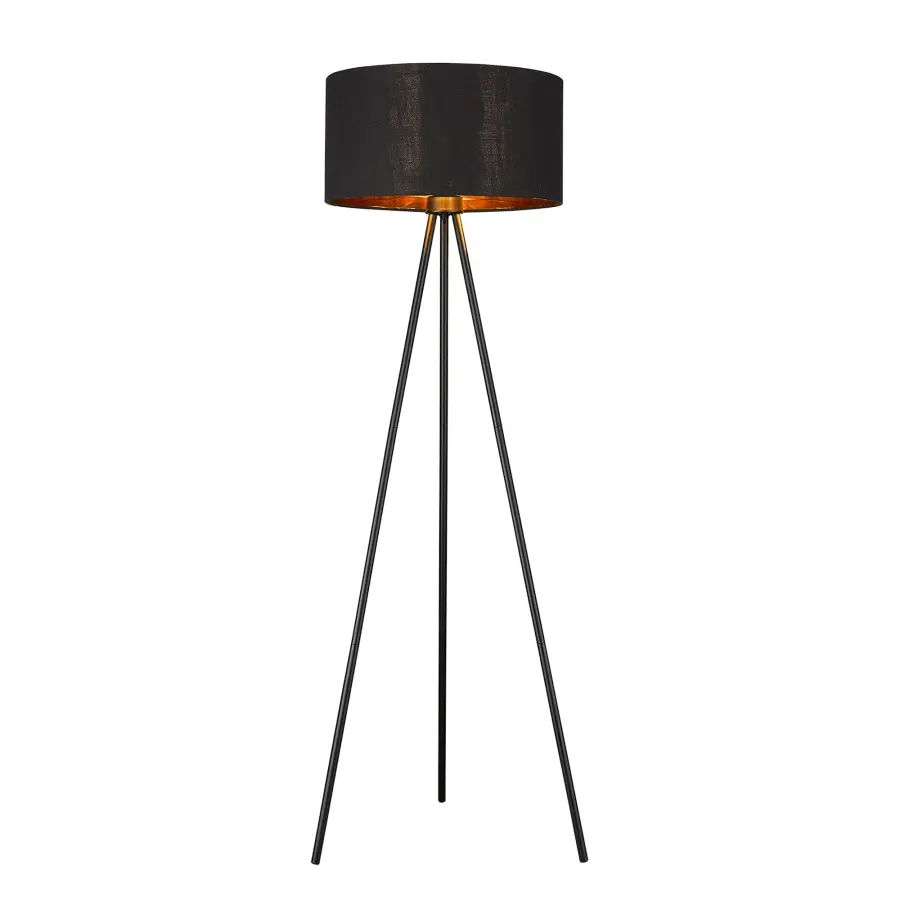 Morenci 1-Light Floor Lamp in Matte Black - Image 2