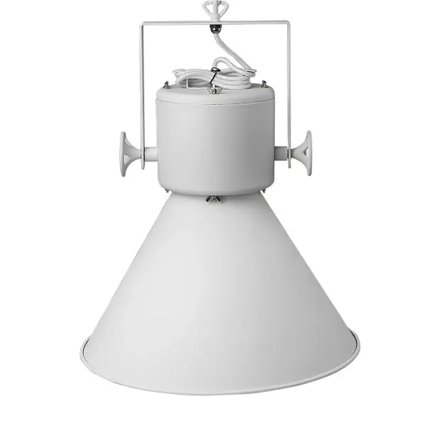 Crew 1-Light Pendant in White Iron - Image 3