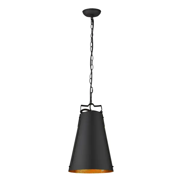 Faza 1-Light Pendant in Matte Black - Image 2