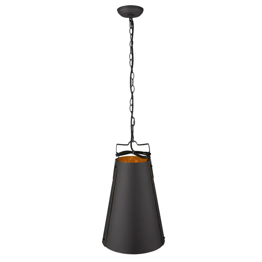 Faza 1-Light Pendant in Matte Black - Image 3