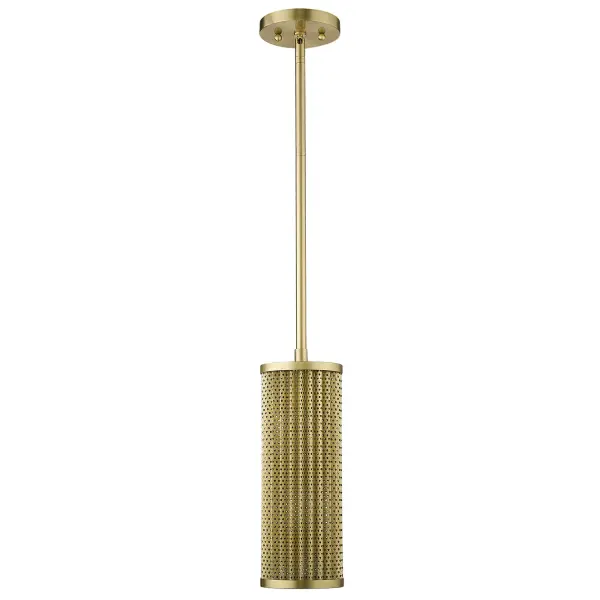 Basetti 1-Light Pendant in Gold - Image 1