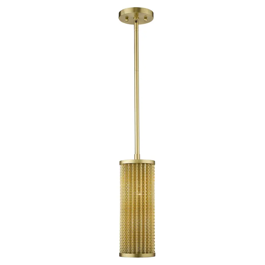 Basetti 1-Light Pendant in Gold - Image 2