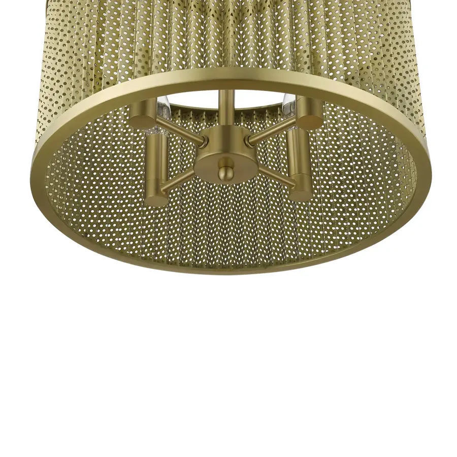 Basetti 1-Light Pendant in Gold - Image 3