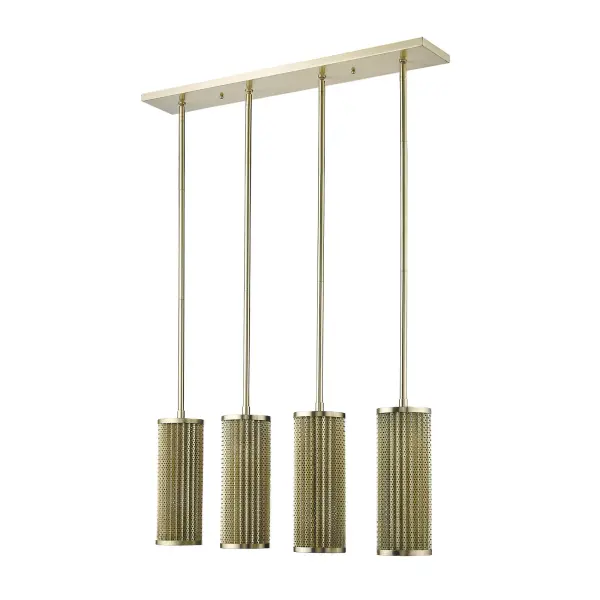 Basetti 4-Light Pendant in Gold - Image 1