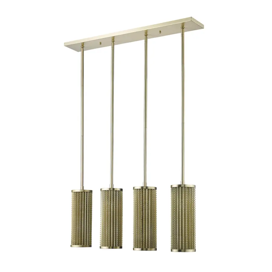 Basetti 4-Light Pendant in Gold - Image 1