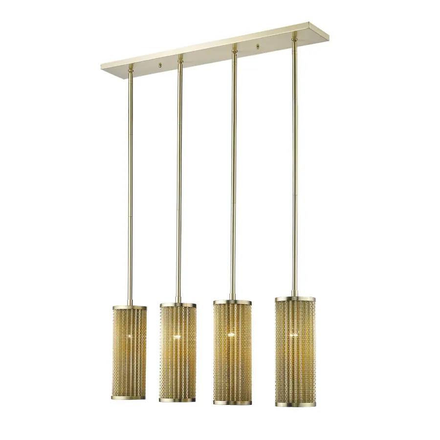 Basetti 4-Light Pendant in Gold - Image 2