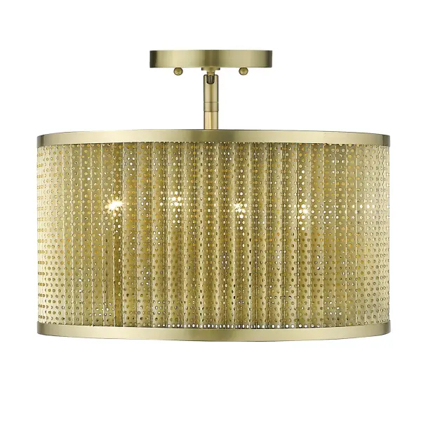 Basetti 4-Light Convertible Pendant in Gold - Image 4