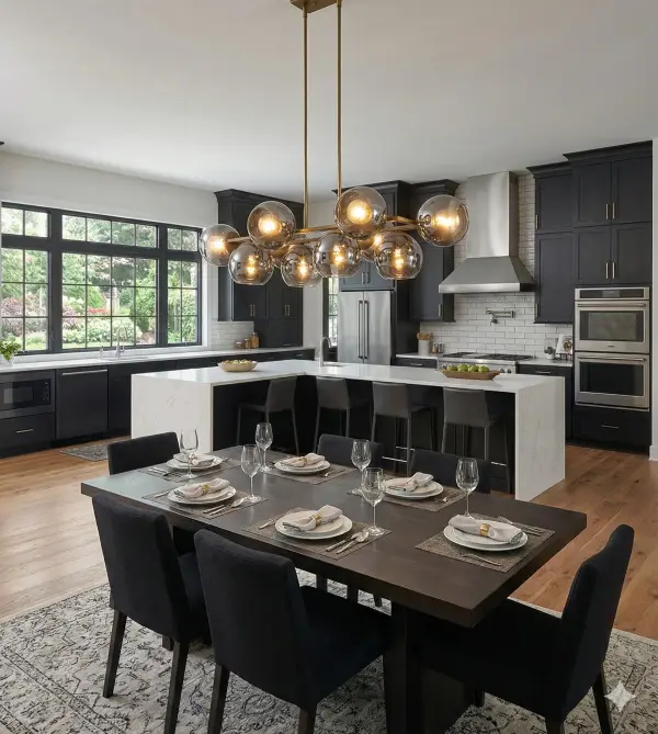 Lunette 10-Light Island Pendant - Image 8