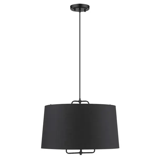 Lamia 3-Light Mini Pendant in Matte Black - Image 1