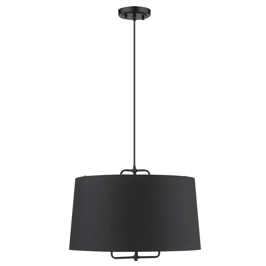 Lamia 3-Light Mini Pendant in Matte Black - Image 1