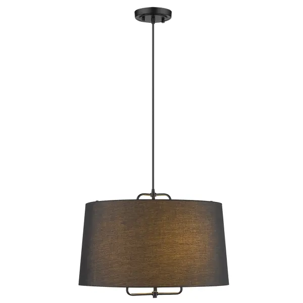 Lamia 3-Light Mini Pendant in Matte Black - Image 2