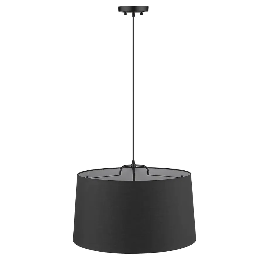 Lamia 3-Light Mini Pendant in Matte Black - Image 3