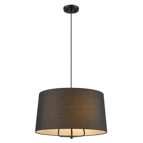 Lamia 3-Light Mini Pendant in Matte Black - Image 4