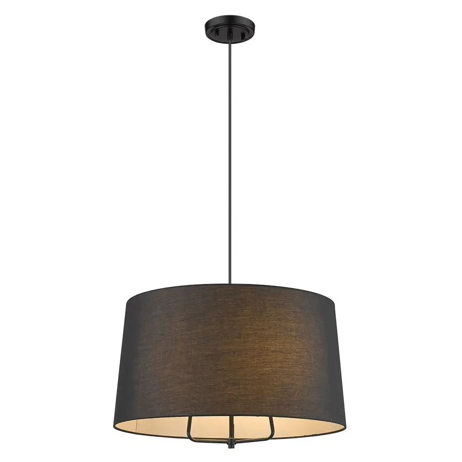 Lamia 3-Light Mini Pendant in Matte Black - Image 4