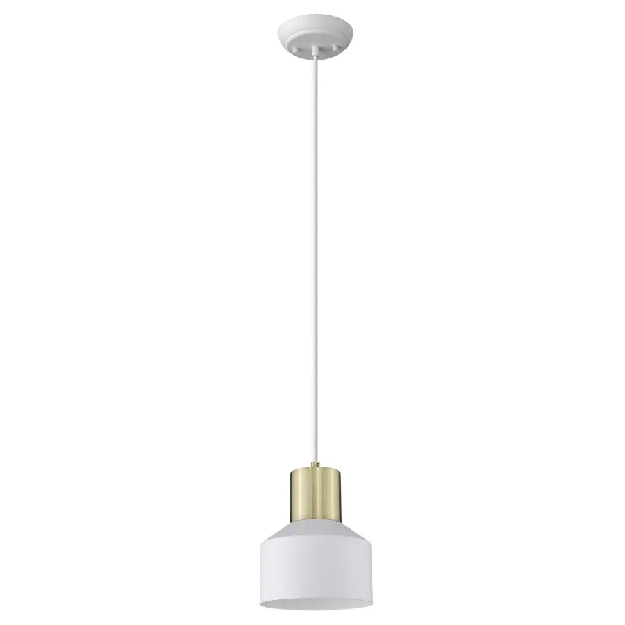 Ingo 1-Light Pendant in White - Image 1