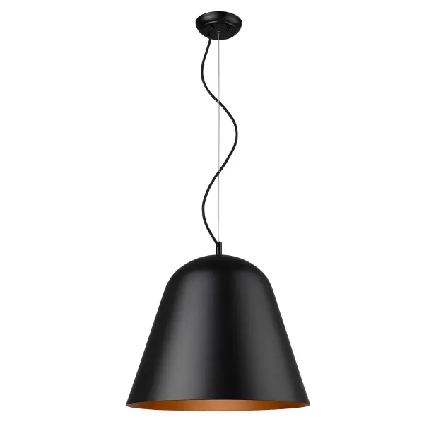 Knell 1-Light Pendant in Matte Black - Image 2