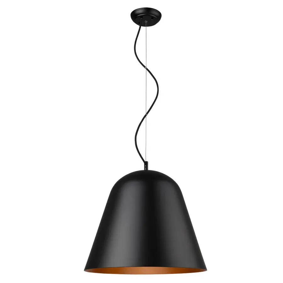 Knell 1-Light Pendant in Matte Black - Image 2