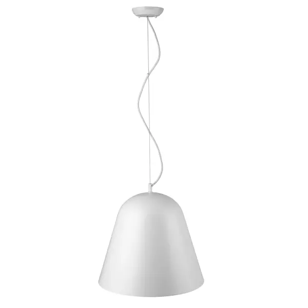 Knell 1-Light Pendant in White Iron - Image 3