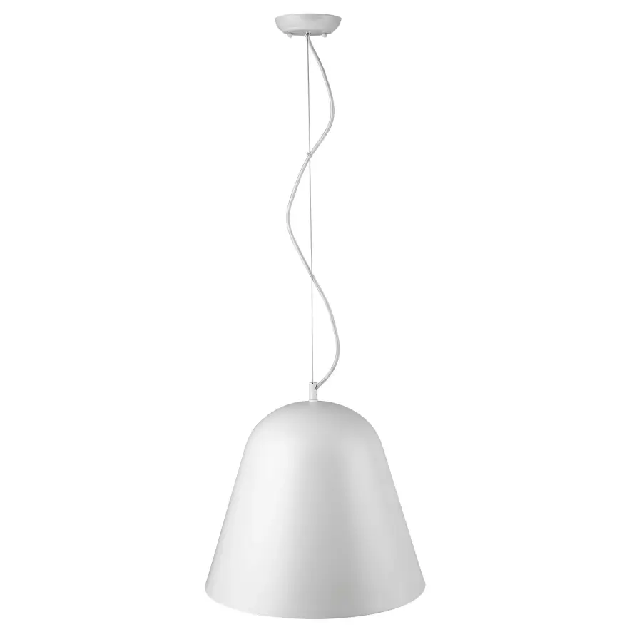Knell 1-Light Pendant in White Iron - Image 3