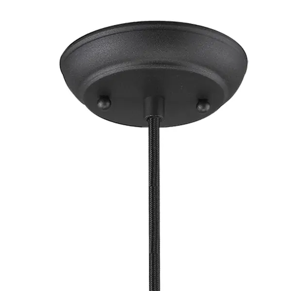 Hedron 1-Light Pendant in Matte Black - Image 3