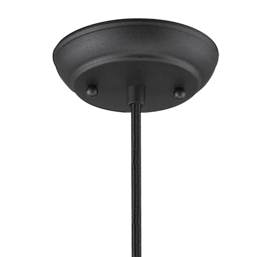 Hedron 1-Light Pendant in Matte Black - Image 3
