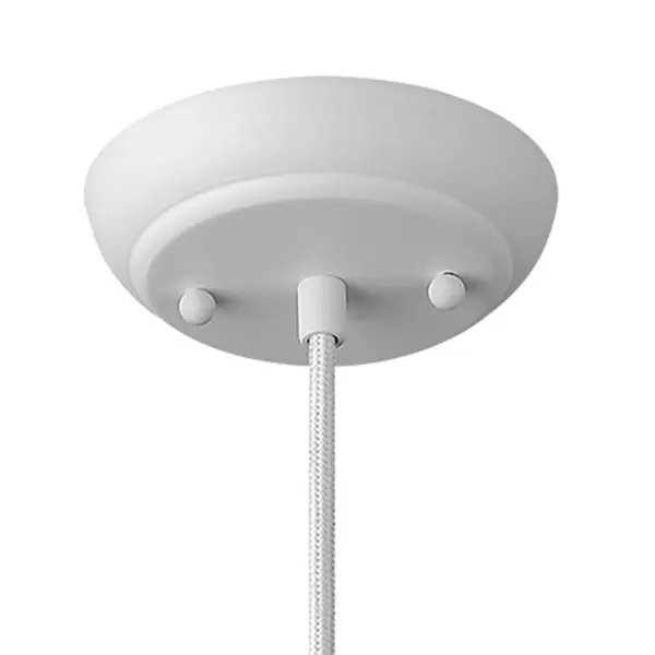 Hedron 1-Light Pendant in White - Image 4