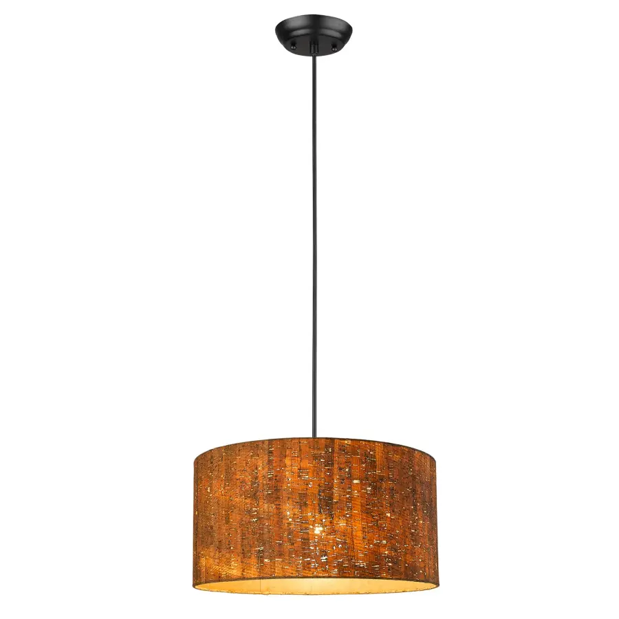 Lisbon 1-Light Pendant in Matte Black - Image 2