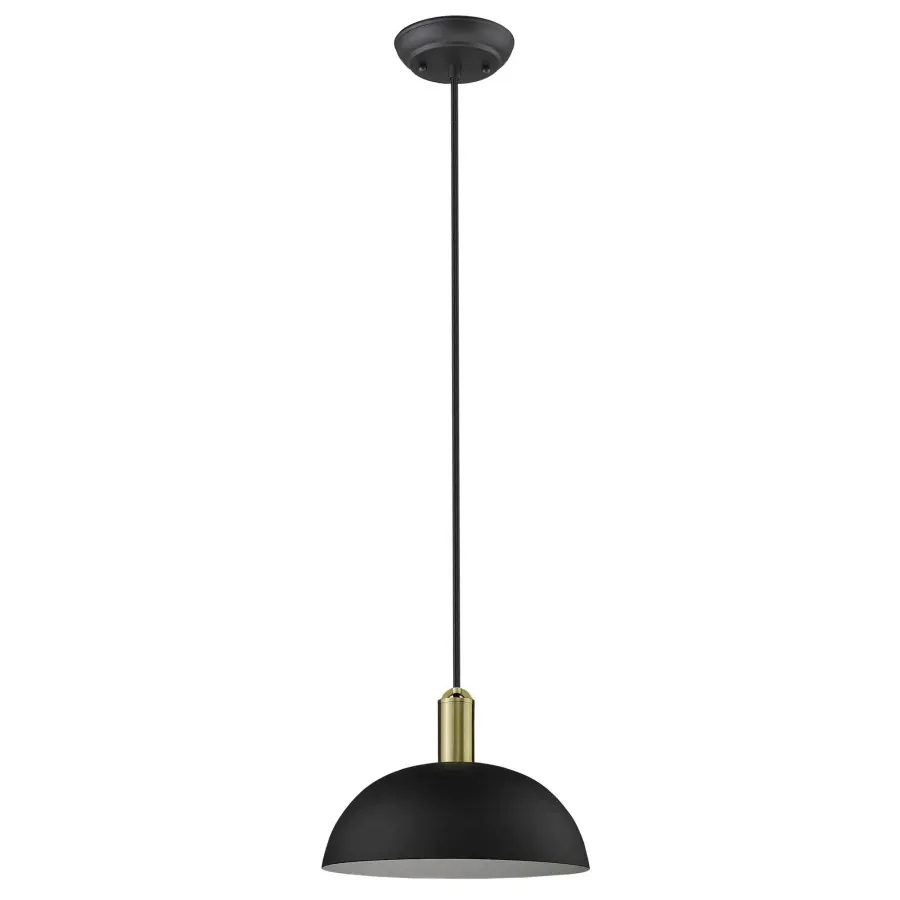 Ingo 1-Light Pendant in Matte Black - Image 1