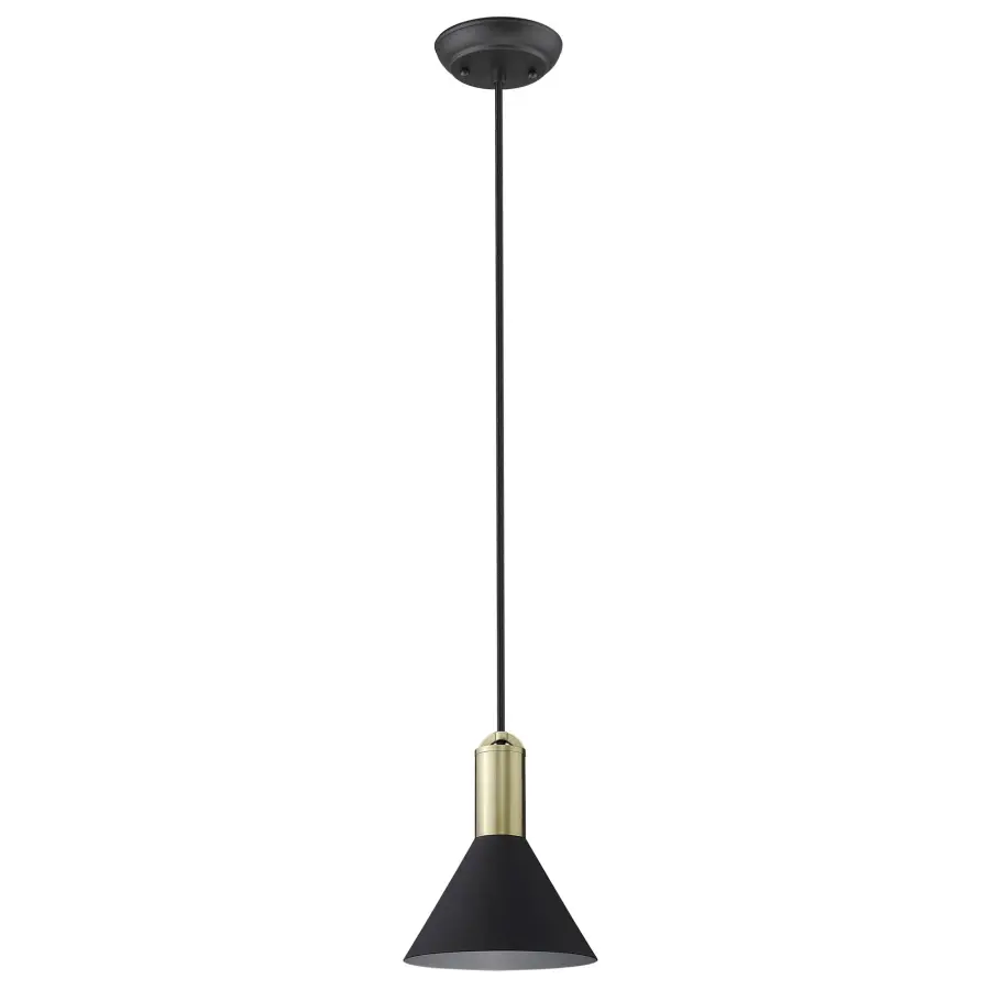 Ingo 1-Light Pendant in Matte Black - Image 1