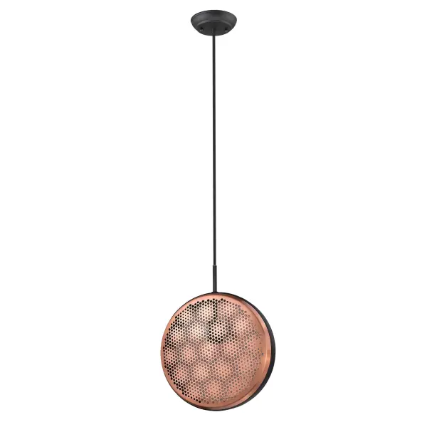 Tholos 1-Light Pendant in Matte Black - Image 1