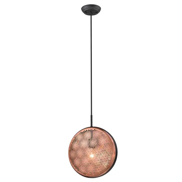 Tholos 1-Light Pendant in Matte Black - Image 2