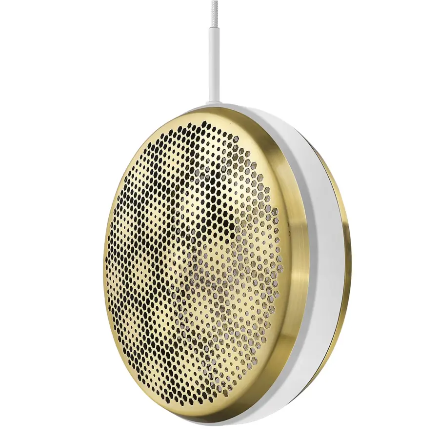 Tholos 1-Light Pendant in White Iron - Image 3
