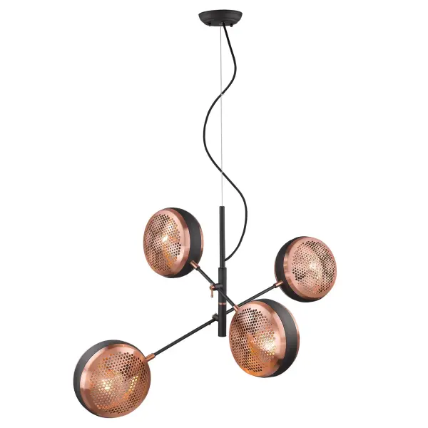 Tholos 4-Light Pendant in Matte Black - Image 2